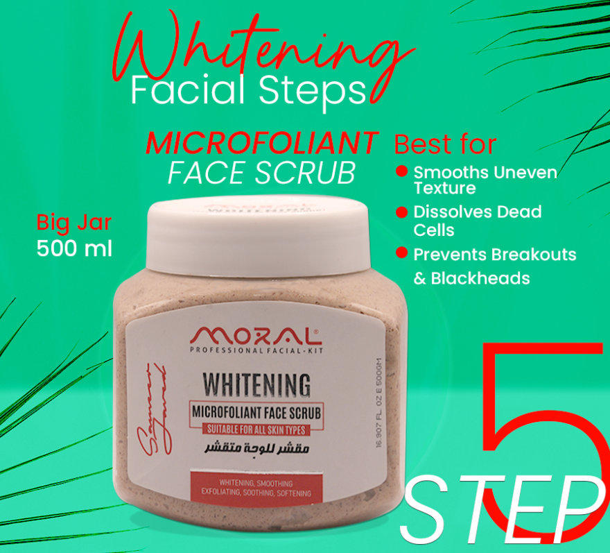 WHITENING MICROFOLIANT FACE SCRUB 500ML