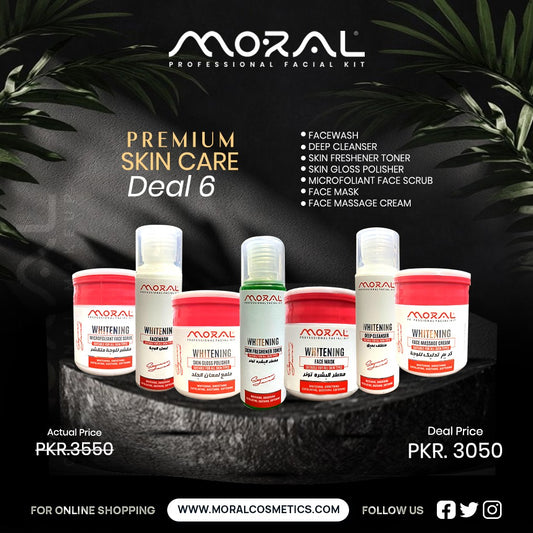 Moral Whitening facial kit for brightening & Glow Small