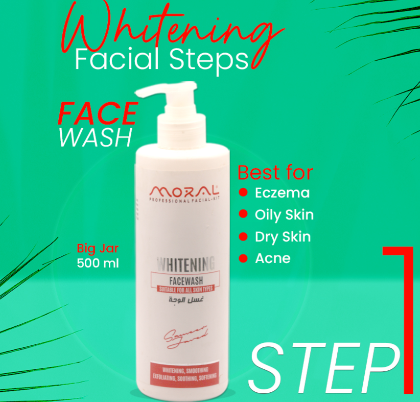 WHITENING FACE WASH 500ML